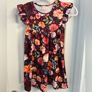 Girls 7/8 Floral Dress
